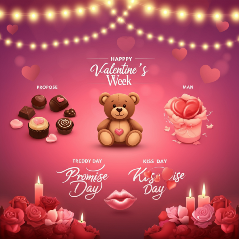 valentine week time table